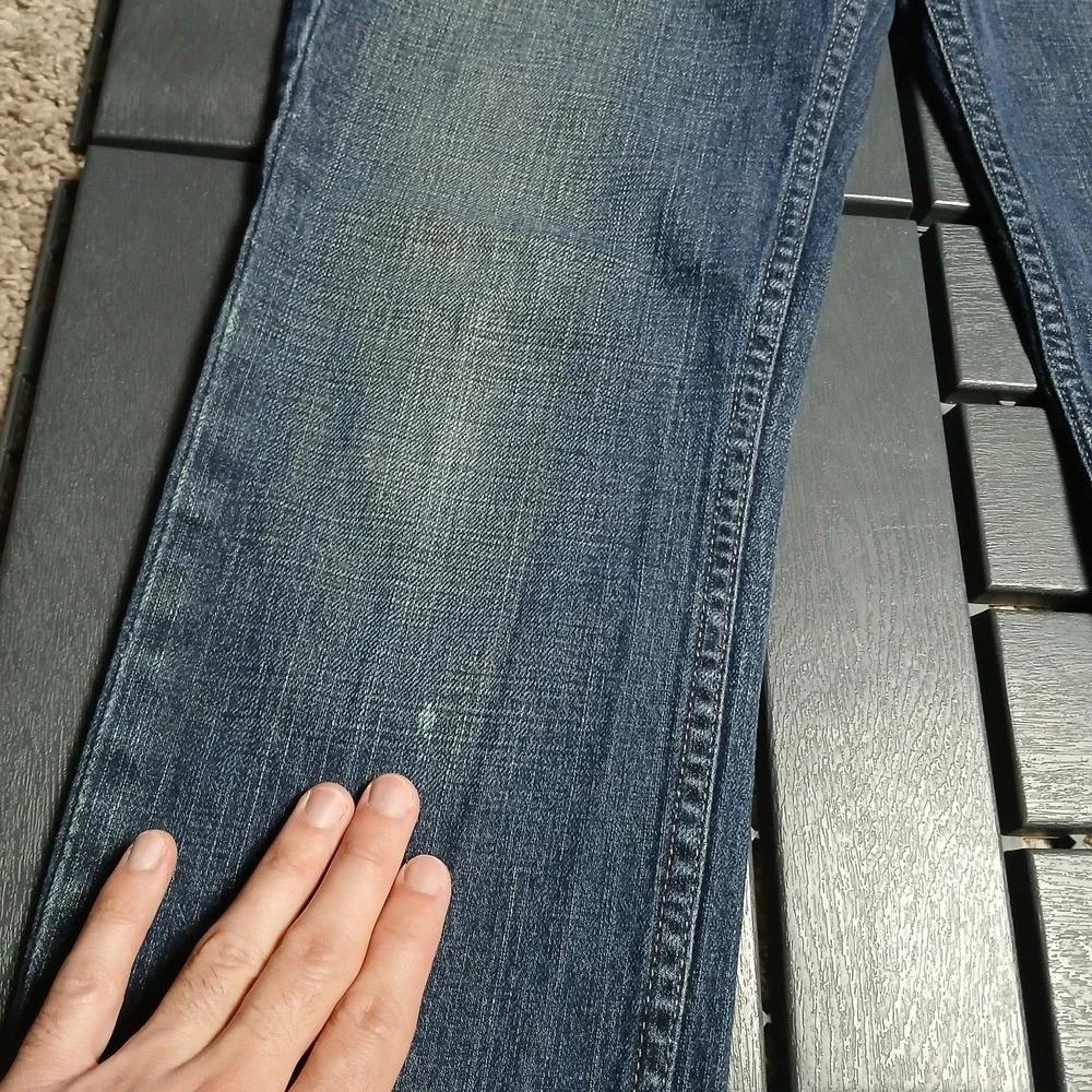 Levis Jeans Mens 30x30 Blue 511 Slim Fit Dark Wash Denim Casual Pocket Logo Work